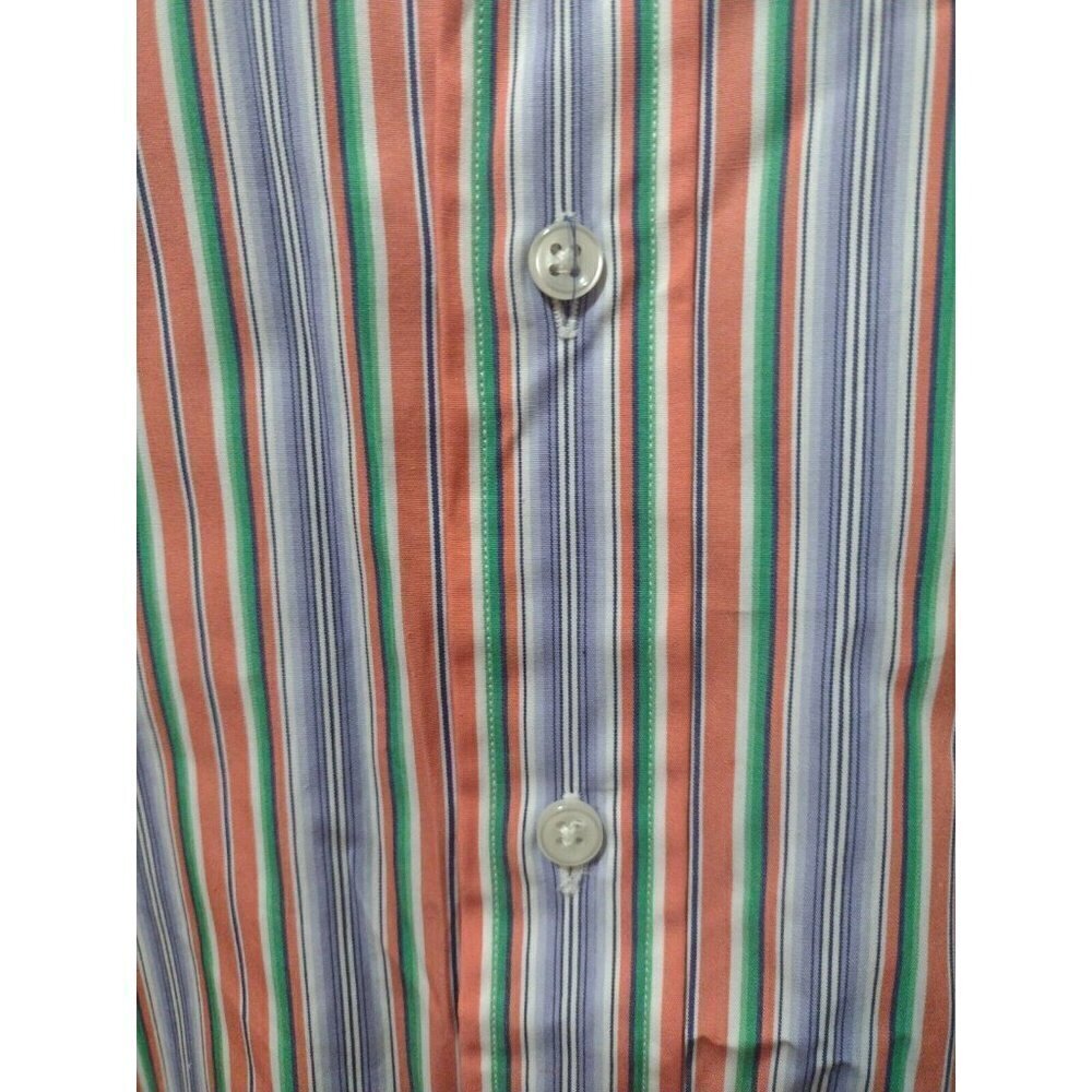 Men's Ralph Lauren Classic Fit Vertical Striped MultiColor XLT L/S Shirt X-Large - Picture 3 of 11
